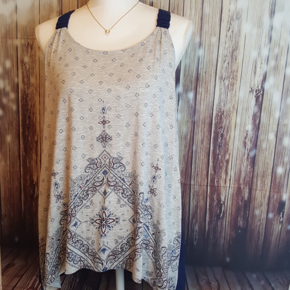 Maurices flowey high low cami/tank top.